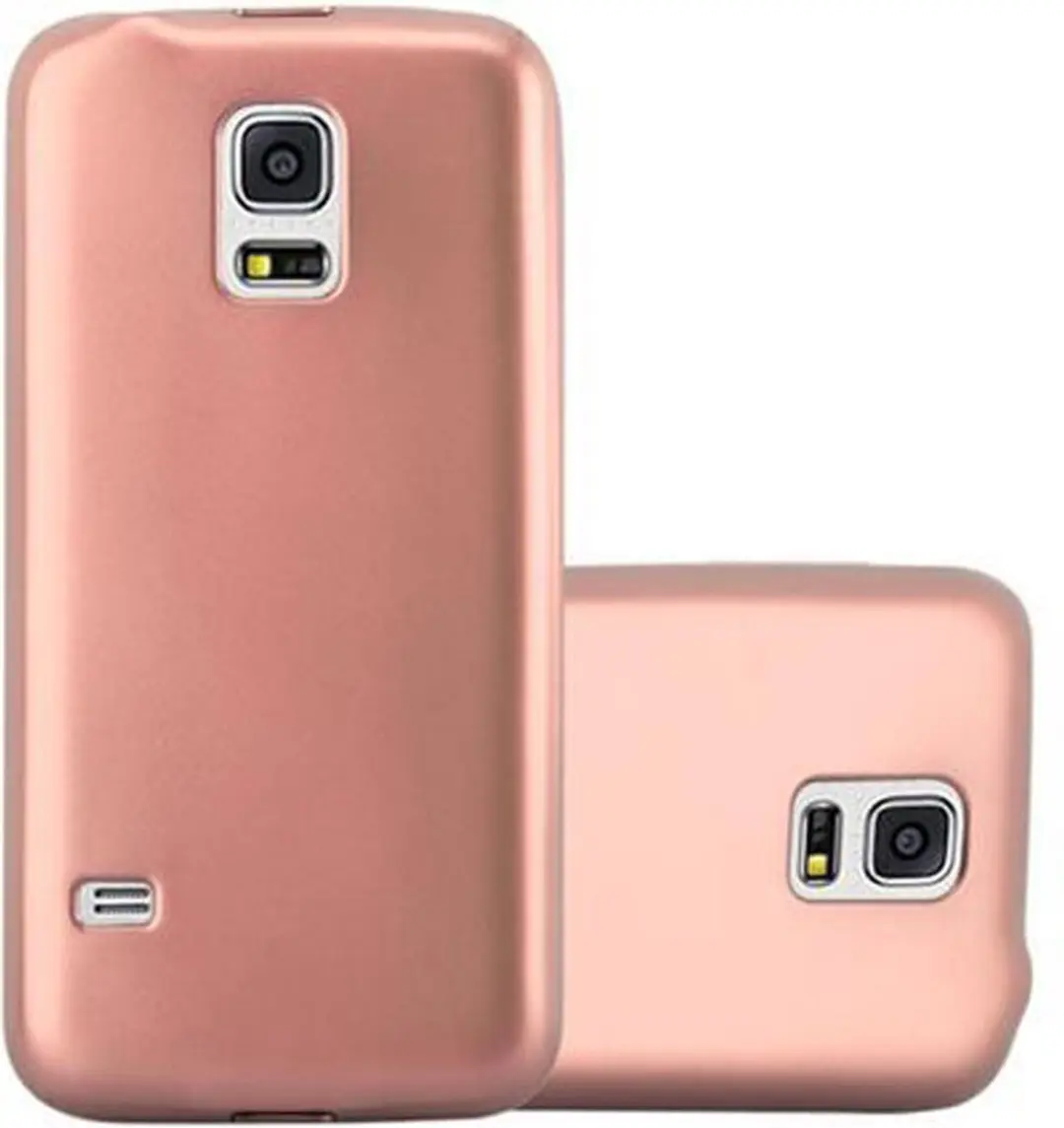 Cadorabo Hoesje geschikt voor Samsung Galaxy S5 MINI / S5 MINI DUOS in METALLIC