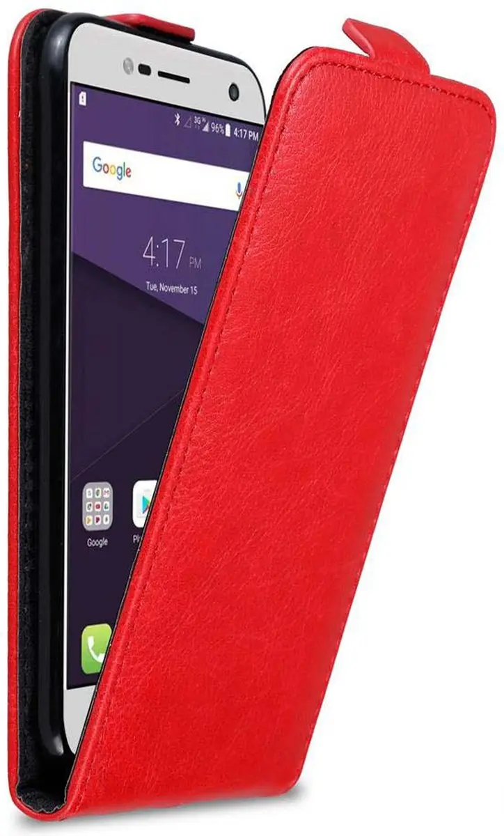 Cadorabo Hoesje geschikt voor ZTE Blade V8 MINI in APPEL ROOD