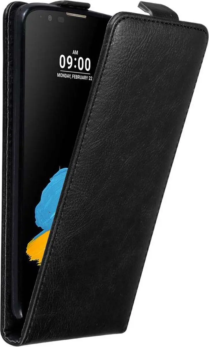 Cadorabo Hoesje geschikt voor LG STYLUS 2 in ZWARTE NACHT