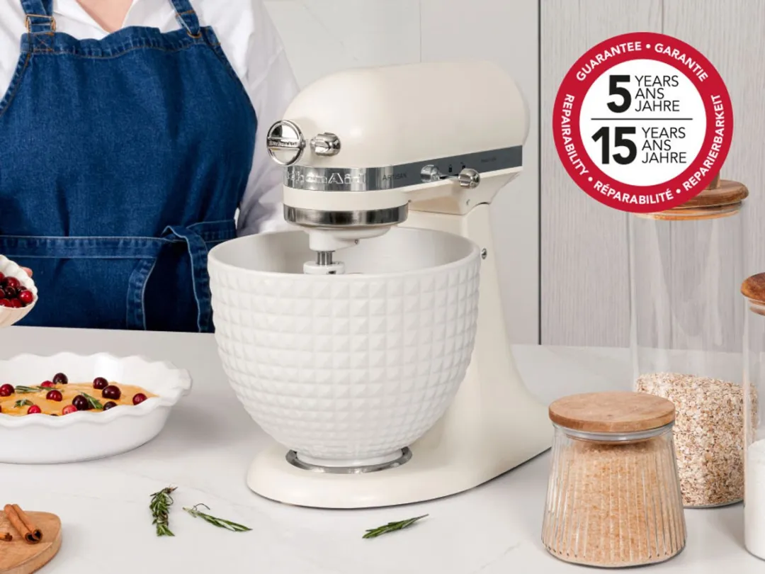 KitchenAid Artisan 5KSM156CXEPL Keukenmachine - 4,7L - Porcelein Wit