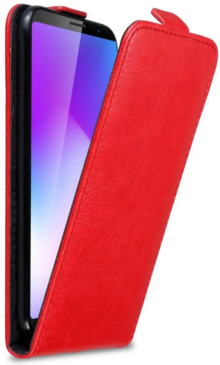 Cadorabo Hoesje geschikt voor Cubot POWER in APPEL ROOD - Beschermhoes in flip design Case Cover met magnetische sluiting