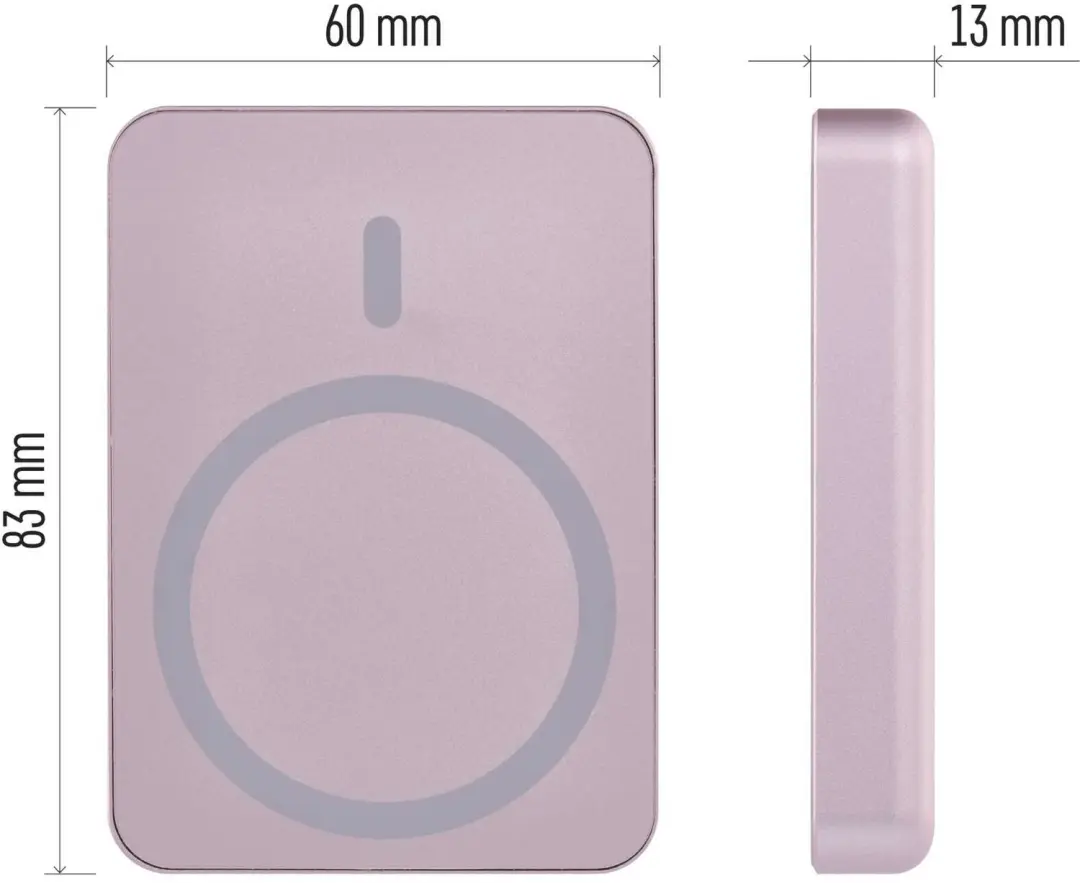Emos WI 522 B0555S Powerbank - Zalmkleurig - afbeelding 3 van 6