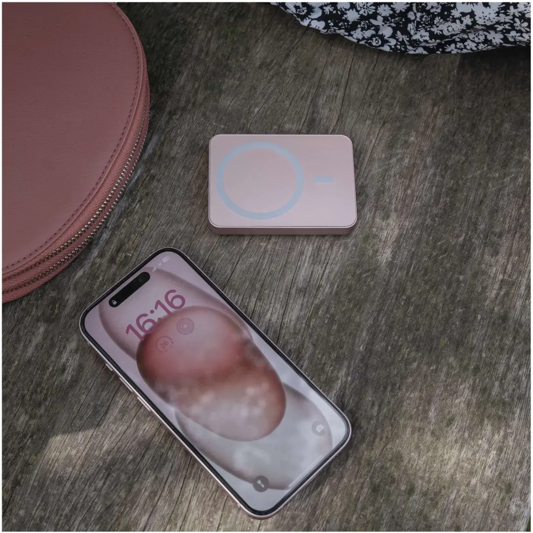Emos WI 522 B0555S Powerbank - Zalmkleurig - afbeelding 4 van 6