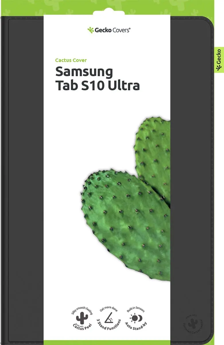 Gecko Covers Cactus Hoes Galaxy Tab S10 Ultra - Zwart - afbeelding 5 van 6