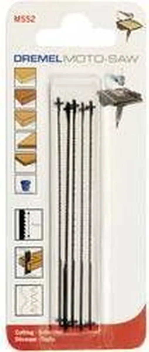 Dremel Moto-Saw MS52 Zaagbladen 5 Stuks - Metaal/Grijs - afbeelding 6 van 6