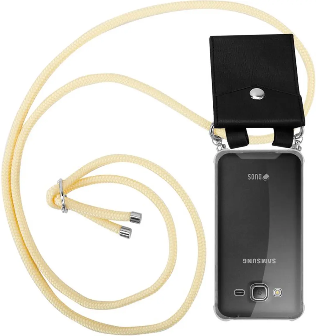 Cadorabo Hoesje geschikt voor Samsung Galaxy J3 2016 in ROOM BEIGE