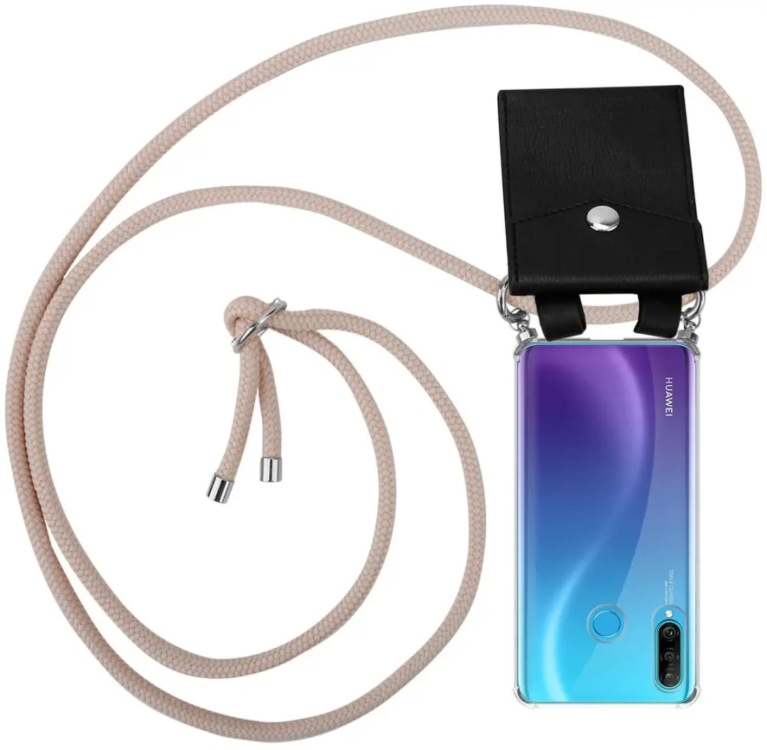 Cadorabo Hoesje geschikt voor Huawei P30 LITE in PEARLY ROSE GOUD
