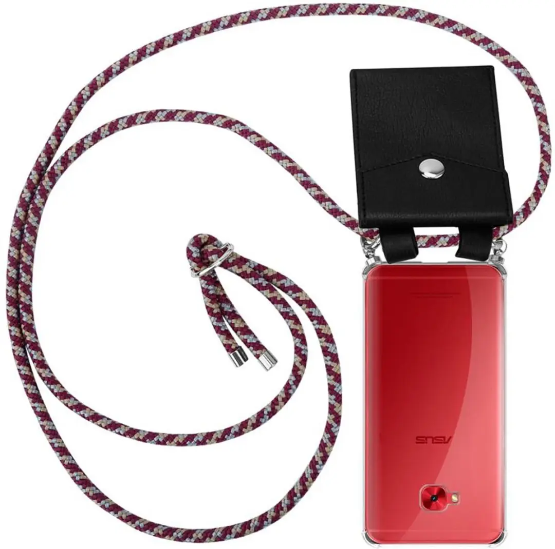 Cadorabo Hoesje geschikt voor Asus ZenFone 4 Selfie PRO in ROOD GEEL WIT