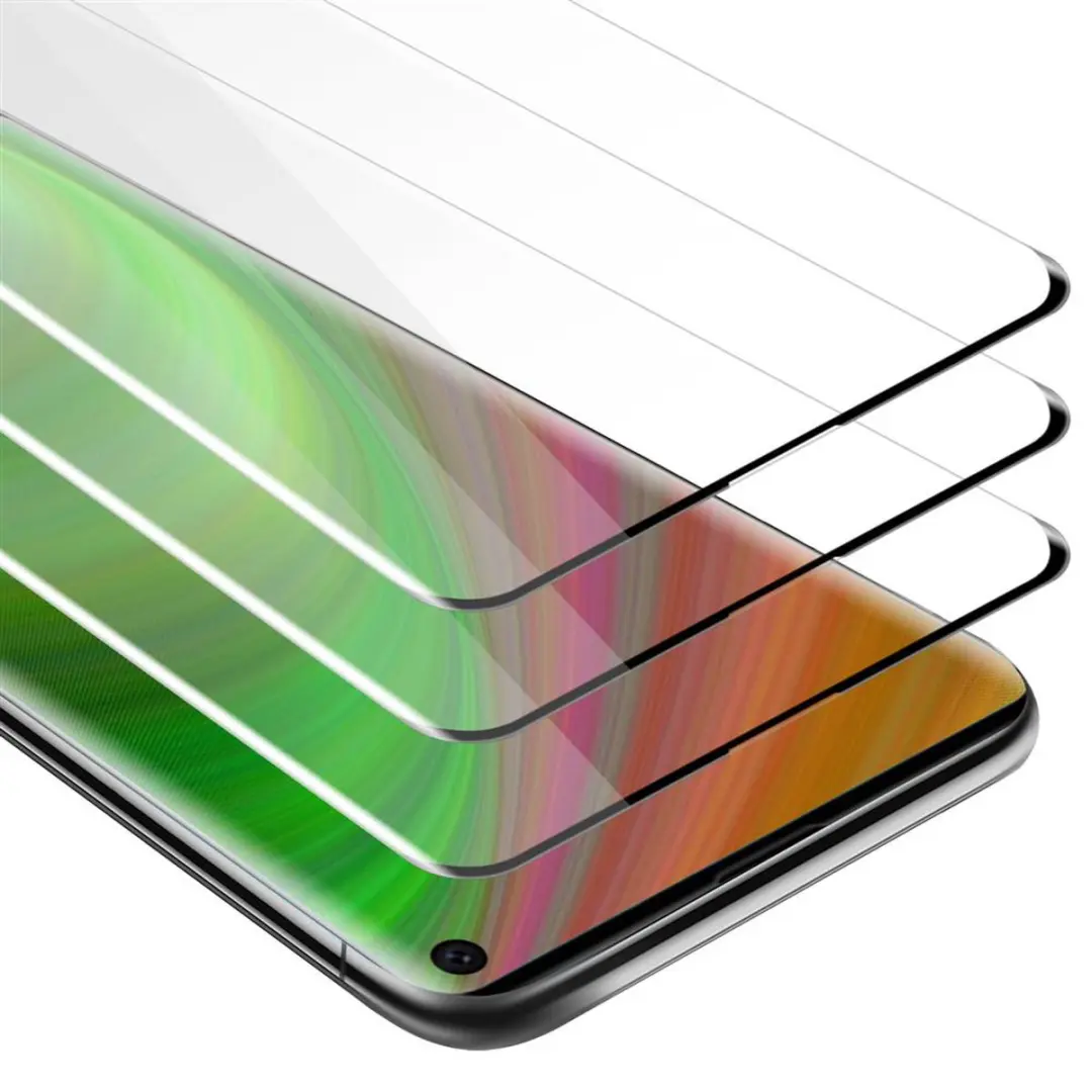 Cadorabo 3x Screenprotector geschikt voor Samsung Galaxy S10 4G Volledig scherm