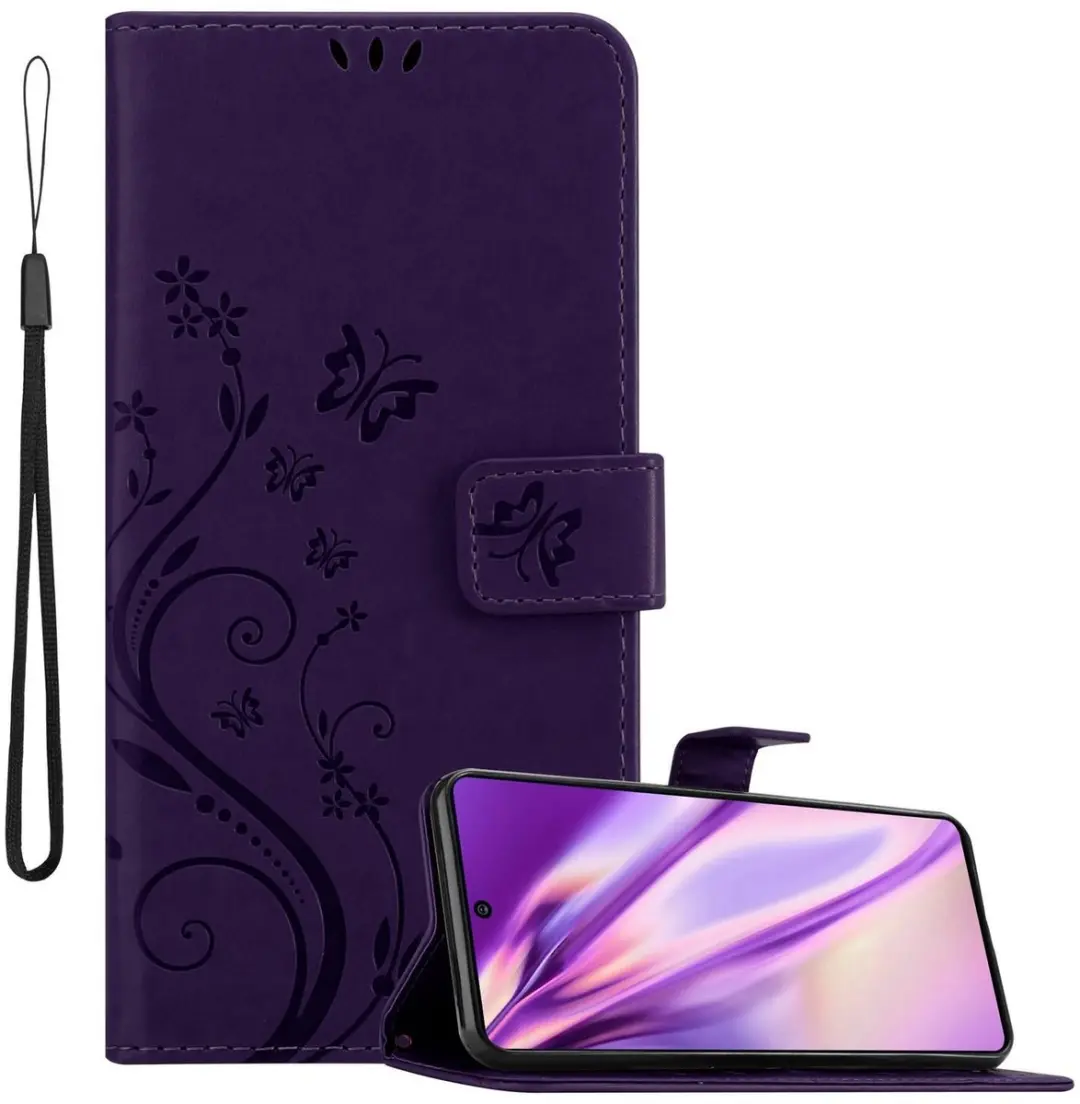 Cadorabo Hoesje geschikt voor Samsung Galaxy A91 / S10 LITE / M80s in BLOEMEN DO