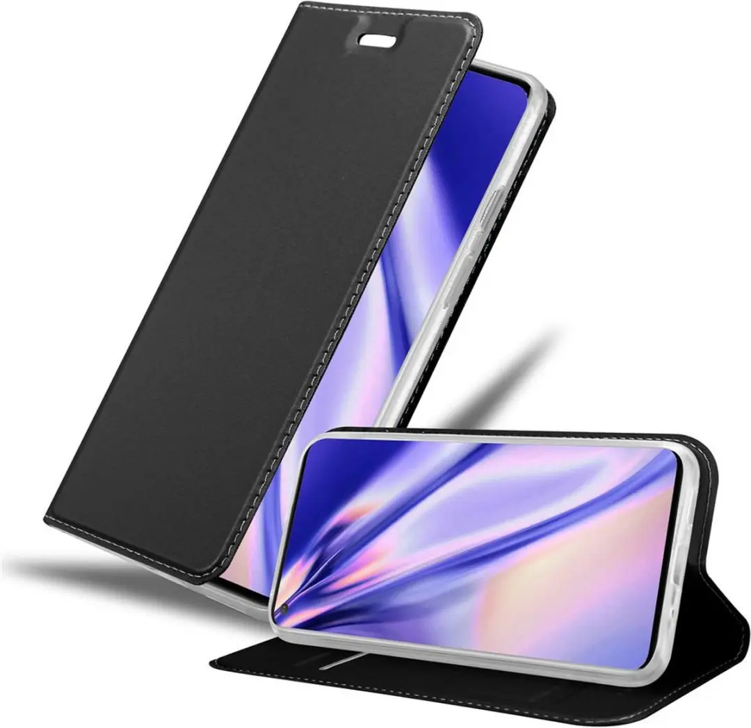 Cadorabo Hoesje geschikt voor OnePlus 8 in CLASSY ZWART
