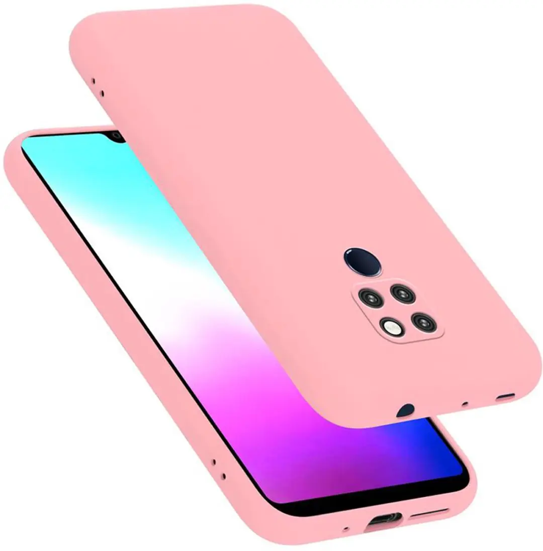 Cadorabo Hoesje geschikt voor Huawei MATE 20 in LIQUID ROZE