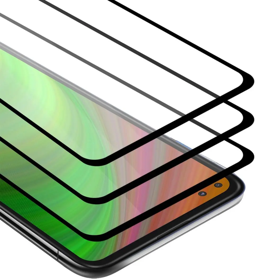 Cadorabo 3x Screenprotector geschikt voor Motorola MOTO G 5G PLUS Volledig scher