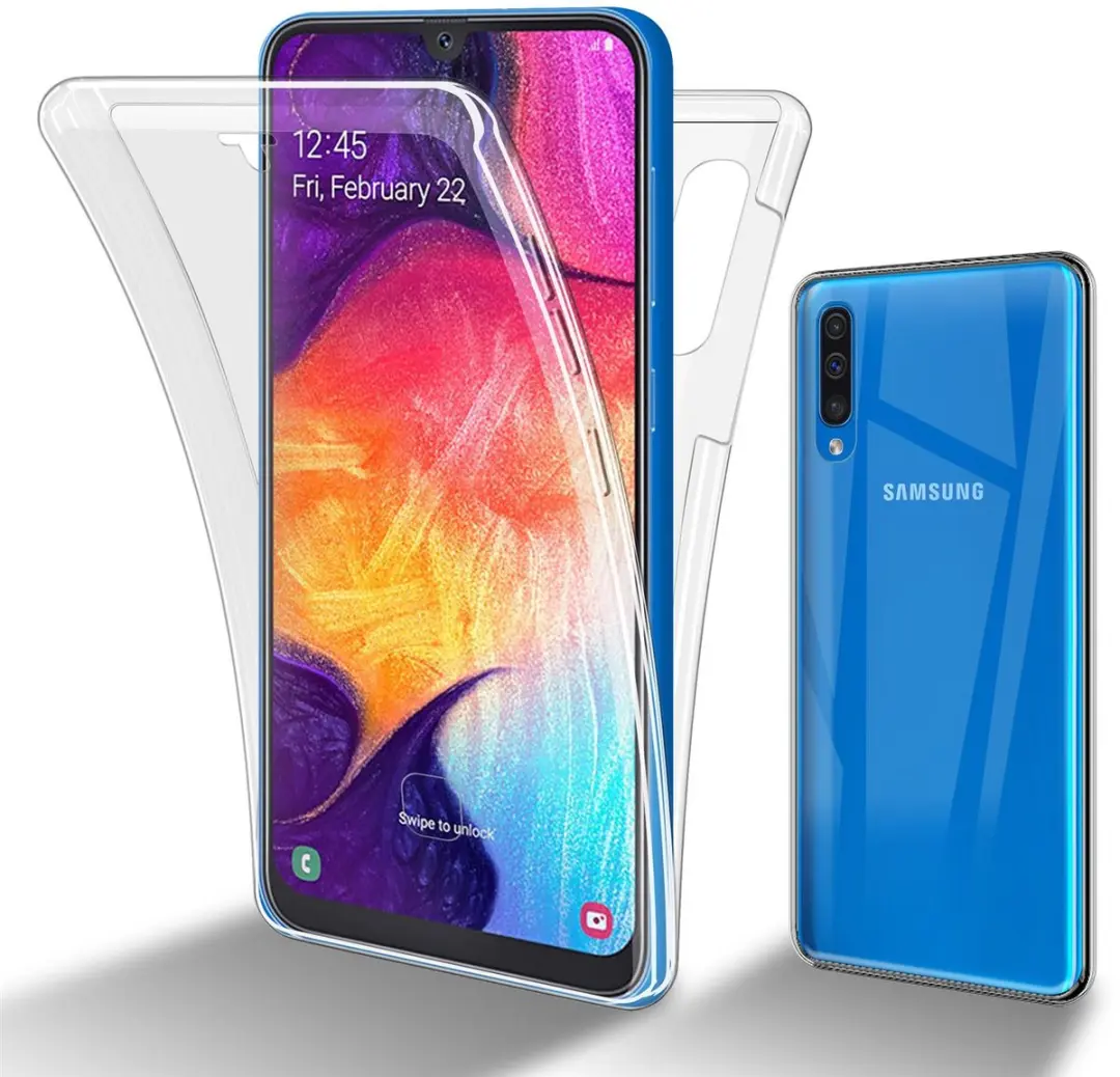 Cadorabo Hoesje geschikt voor Samsung Galaxy A50 4G / A50s / A30s in TRANSPARANT