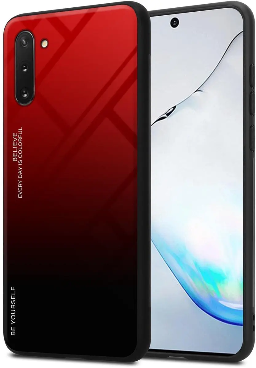 Cadorabo Hoesje geschikt voor Samsung Galaxy NOTE 10 in ROOD