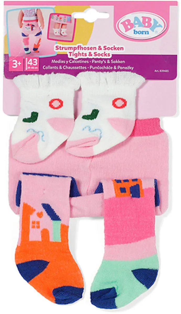 Baby Born Poppenkleding 43cm - Multicolor