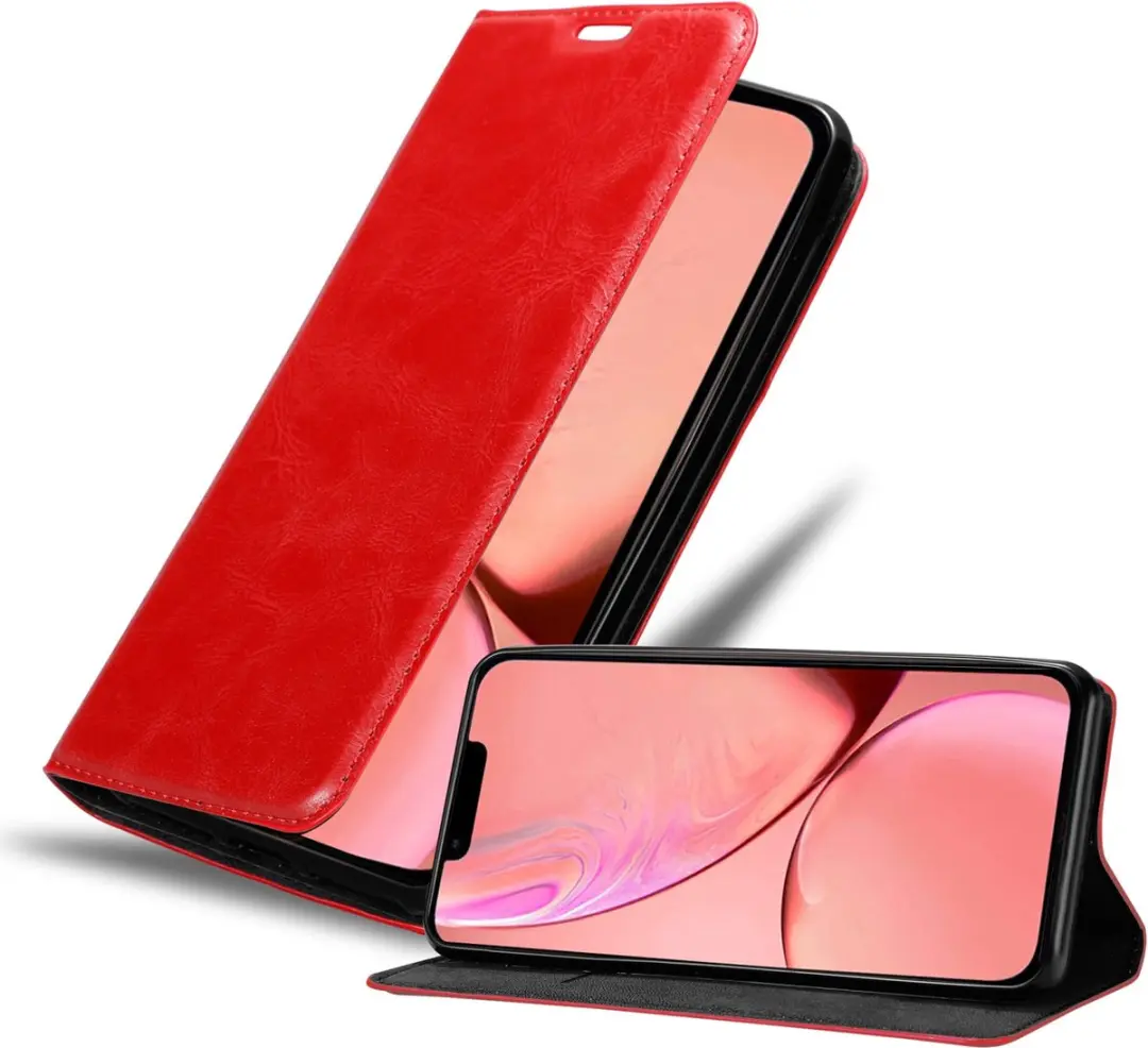 Cadorabo Hoesje geschikt voor Apple iPhone 13 MINI in APPEL ROOD