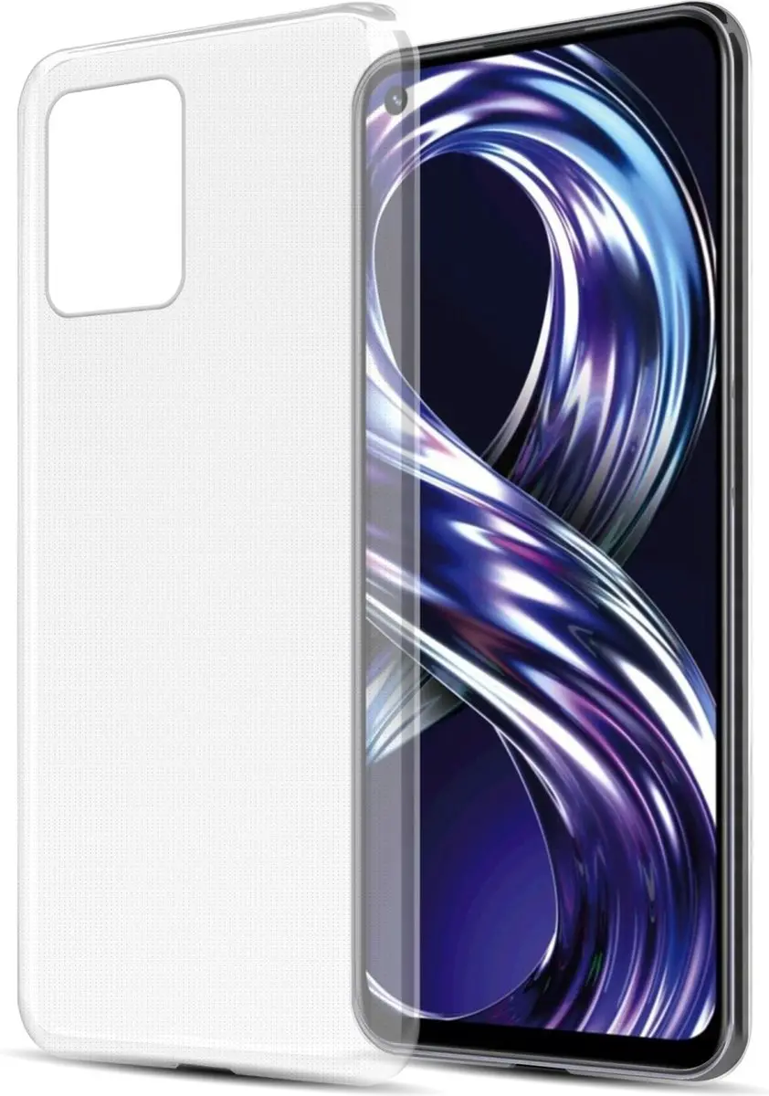Cadorabo Hoesje geschikt voor Realme 8i / Narzo 50 4G in VOLLEDIG TRANSPARANT