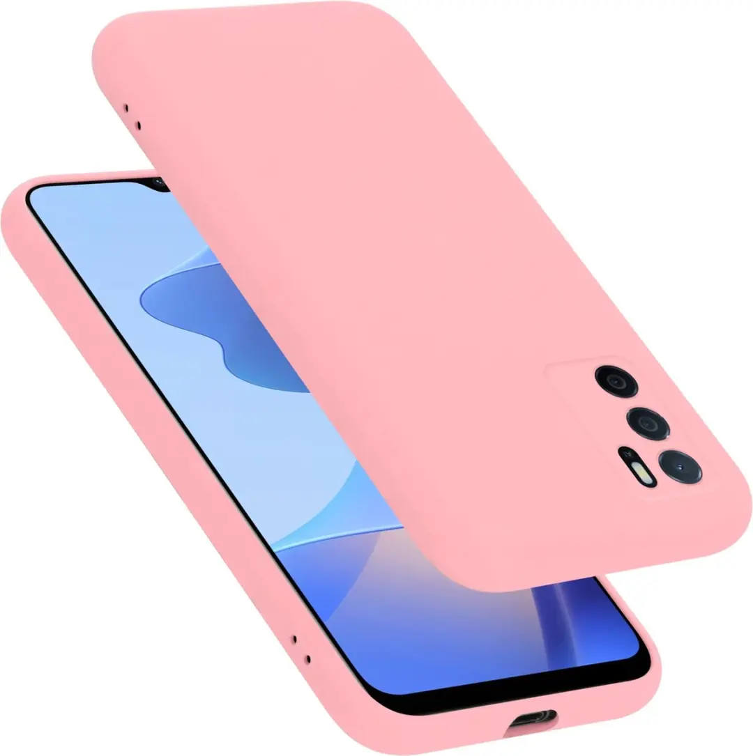 Cadorabo Hoesje geschikt voor Oppo A16s / A54s in LIQUID ROZE