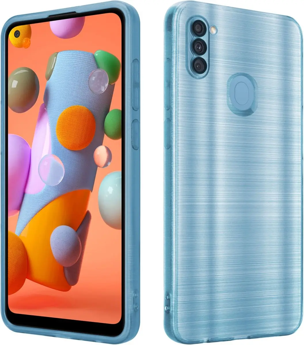 Cadorabo Hoesje geschikt voor Samsung Galaxy A11 / M11 in Brushed Turqoise