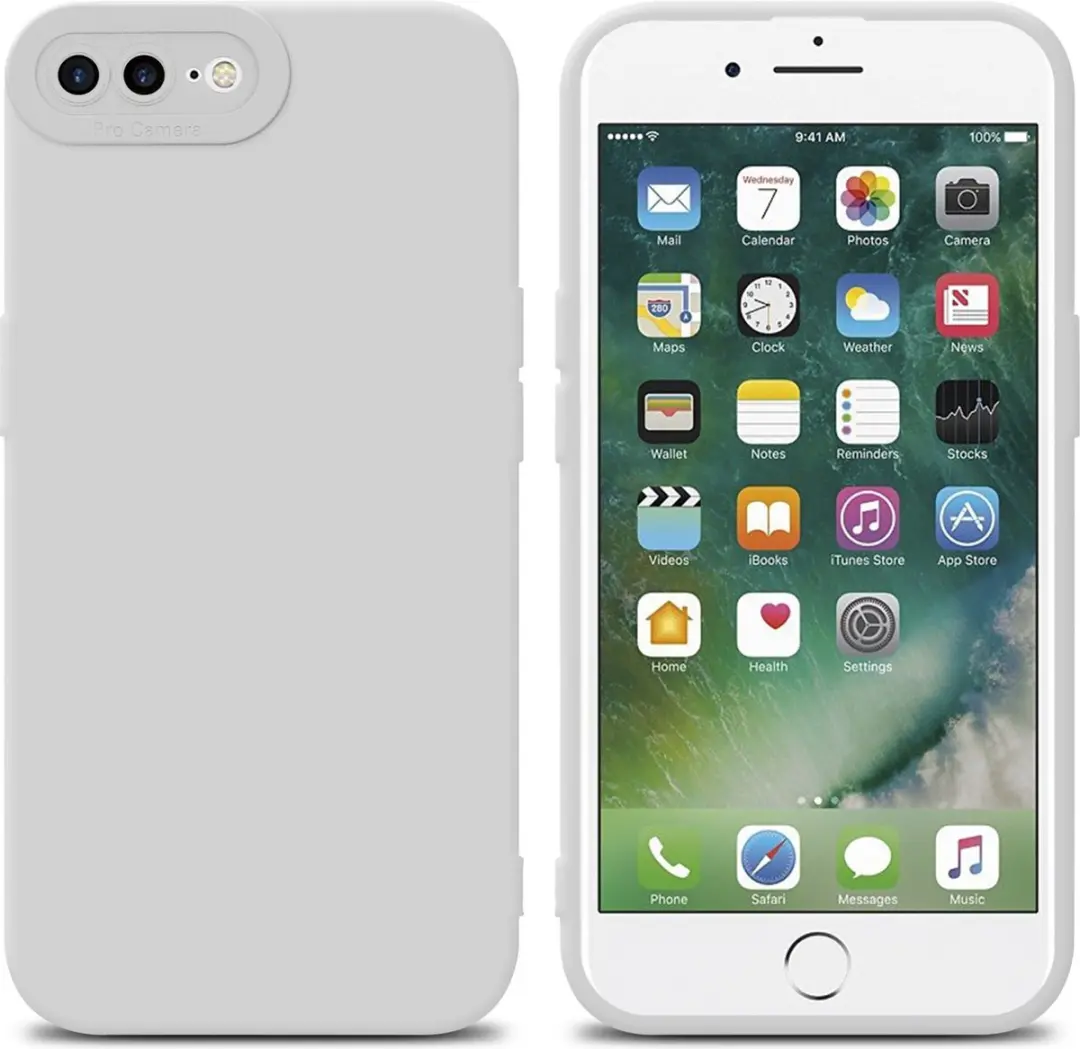 Cadorabo Hoesje geschikt voor Apple iPhone 7 PLUS / 7S PLUS / 8 PLUS in FLUID WI