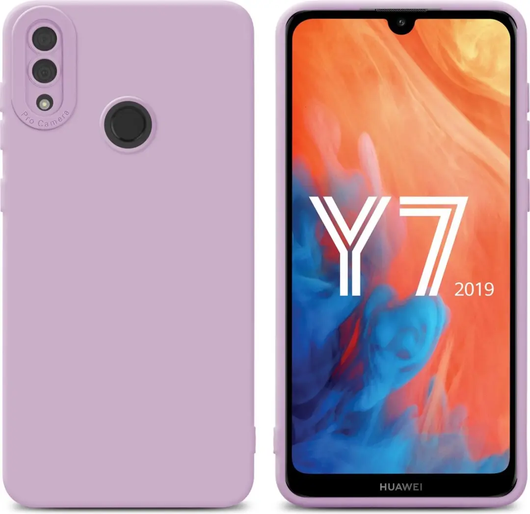 Cadorabo Hoesje geschikt voor Huawei Y7 2019 / Y7 PRIME 2019 in FLUID CREAM