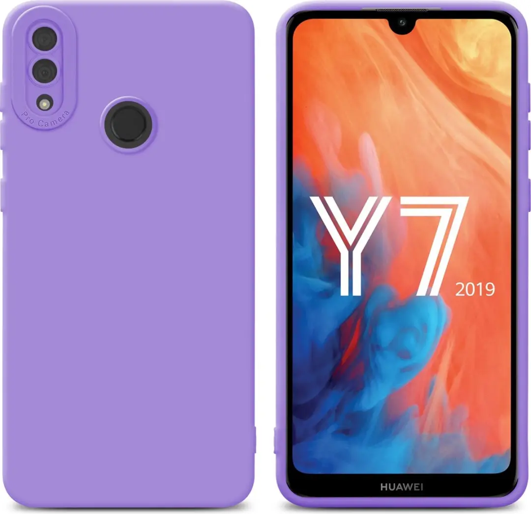 Cadorabo Hoesje geschikt voor Huawei Y7 2019 / Y7 PRIME 2019 in FLUID LICHT PAAR