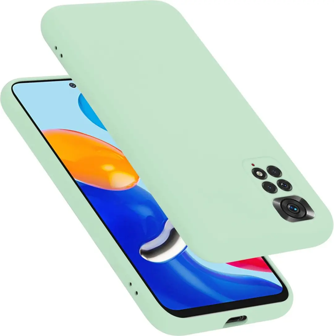 Cadorabo Hoesje geschikt voor Xiaomi RedMi NOTE 11 4G / 11S 4G in LIQUID LICHT G