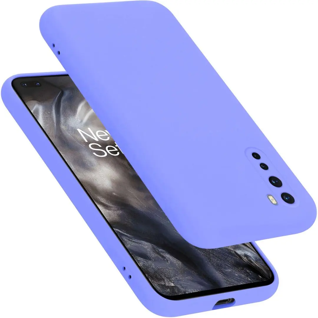 Cadorabo Hoesje geschikt voor OnePlus Nord in LIQUID LICHT PAARS