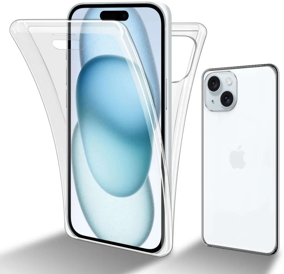 Cadorabo Hoesje geschikt voor Apple iPhone 15 PLUS in TRANSPARANT