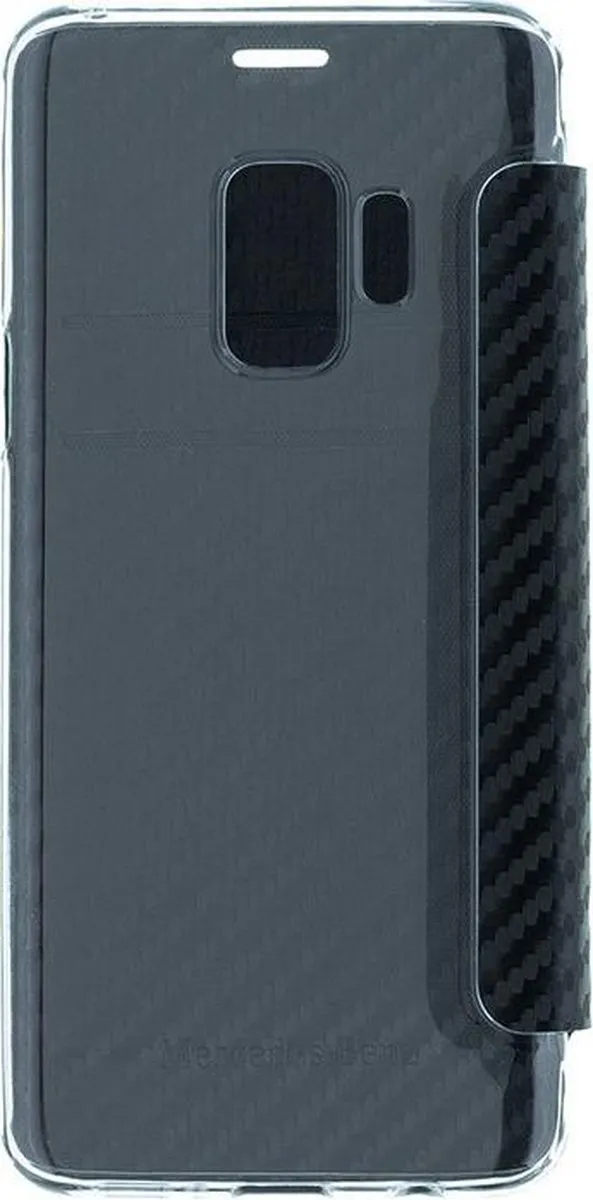 Mercedes-Benz Dynamic Carbon Hoes Samsung Galaxy S9 - 2 Stuks - Zwart