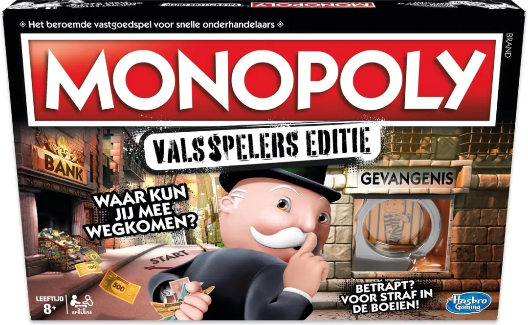 Monopoly Valsspelers Editie Gezelschapsspel - 2-6 Spelers