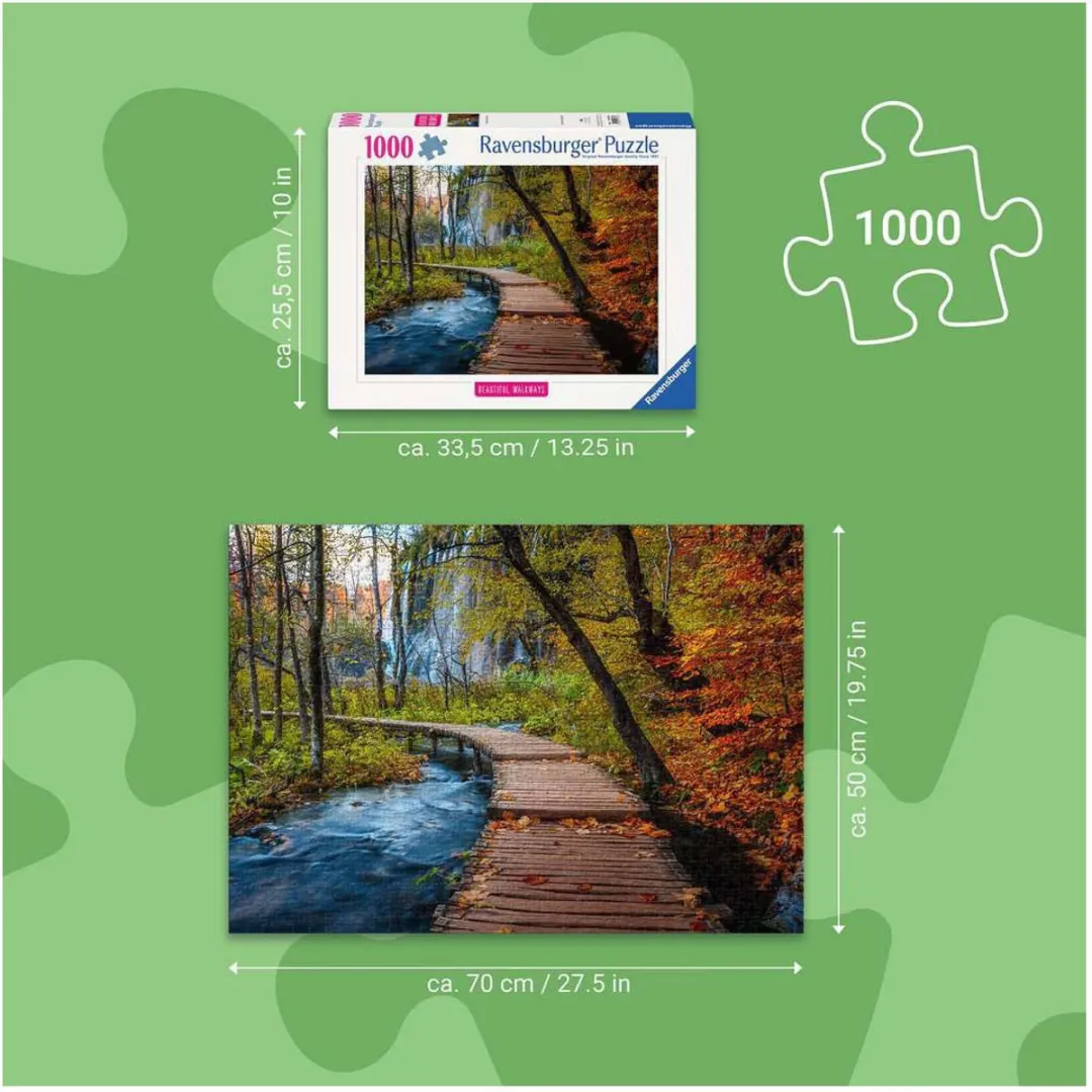 Ravensburger Herfstig Bospaadje Legpuzzel 1000 Stuks - 120017646 - afbeelding 6 van 6