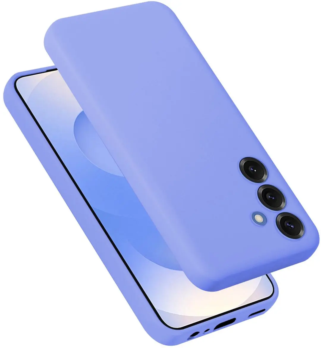 Cadorabo Hoesje geschikt voor Samsung Galaxy S25 in LIQUID LICHT PAARS
