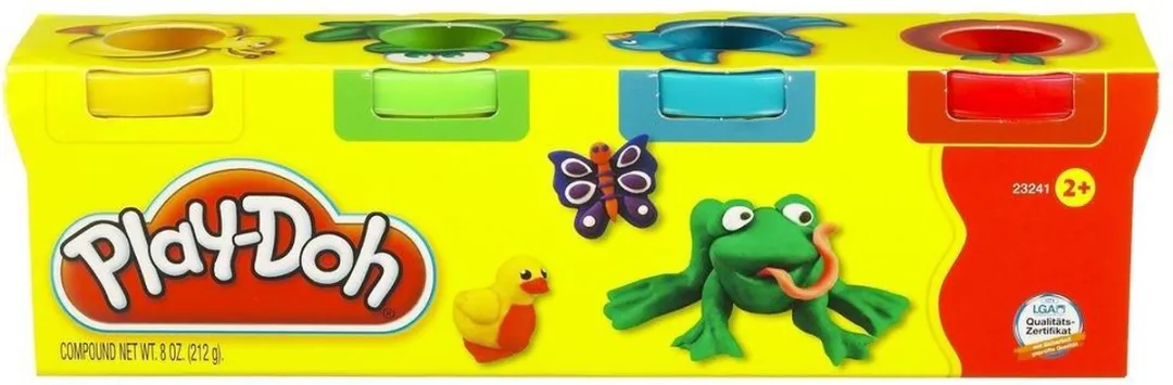 Hasbro Play-Doh Boetseerklei - 4 Tubes 224g