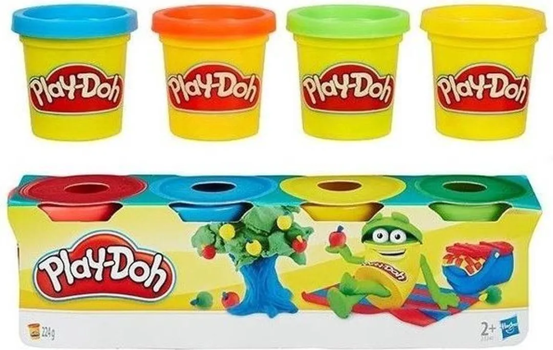 Hasbro Play-Doh Boetseerklei - 4 Tubes 224g