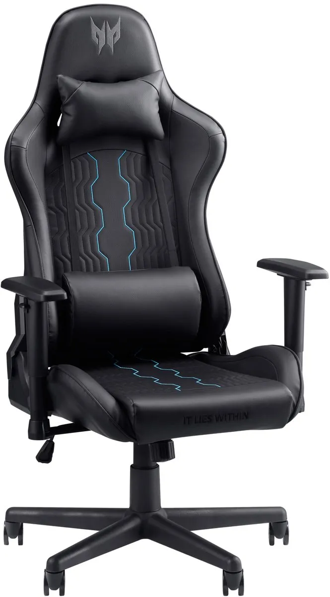 Acer Predator Rift Go GP.GCR11.00Y Gaming Stoel - 120kg - 90°-160° - Zwart/Blauw