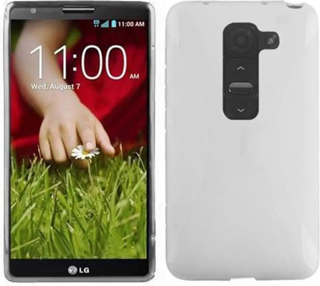 Cadorabo Hoesje geschikt voor LG G2 MINI in SEMI-TRANSPARANT