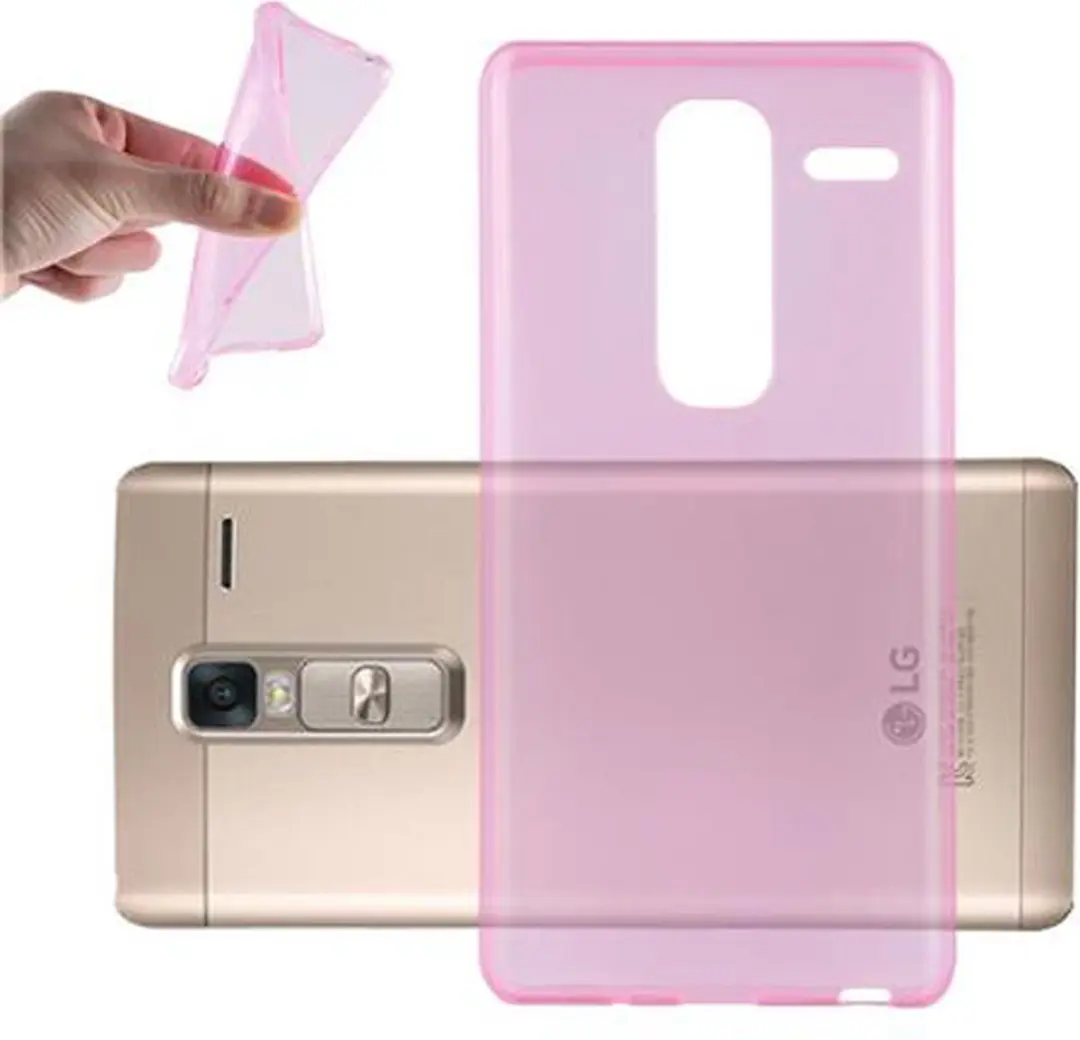 Cadorabo Hoesje geschikt voor LG CLASS in TRANSPARANT ROZE