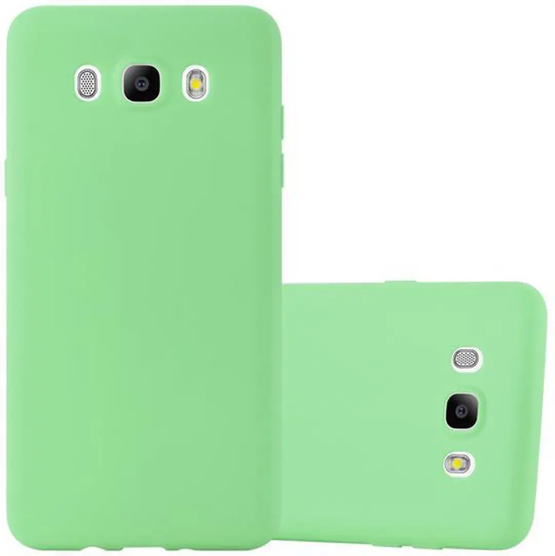 Cadorabo Hoesje geschikt voor Samsung Galaxy J5 2016 in CANDY PASTEL GROEN