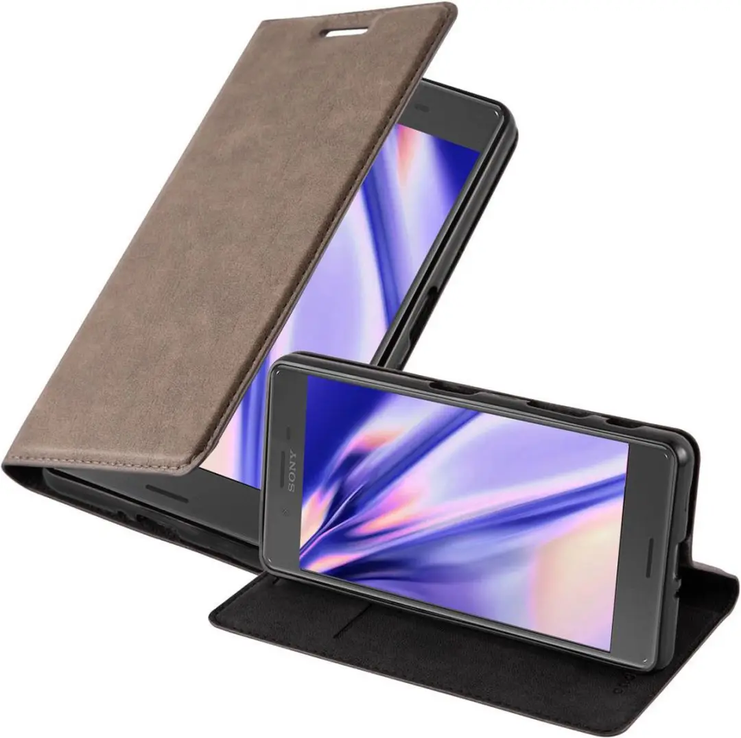 Cadorabo Hoesje geschikt voor Sony Xperia X PERFORMANCE in KOFFIE BRUIN