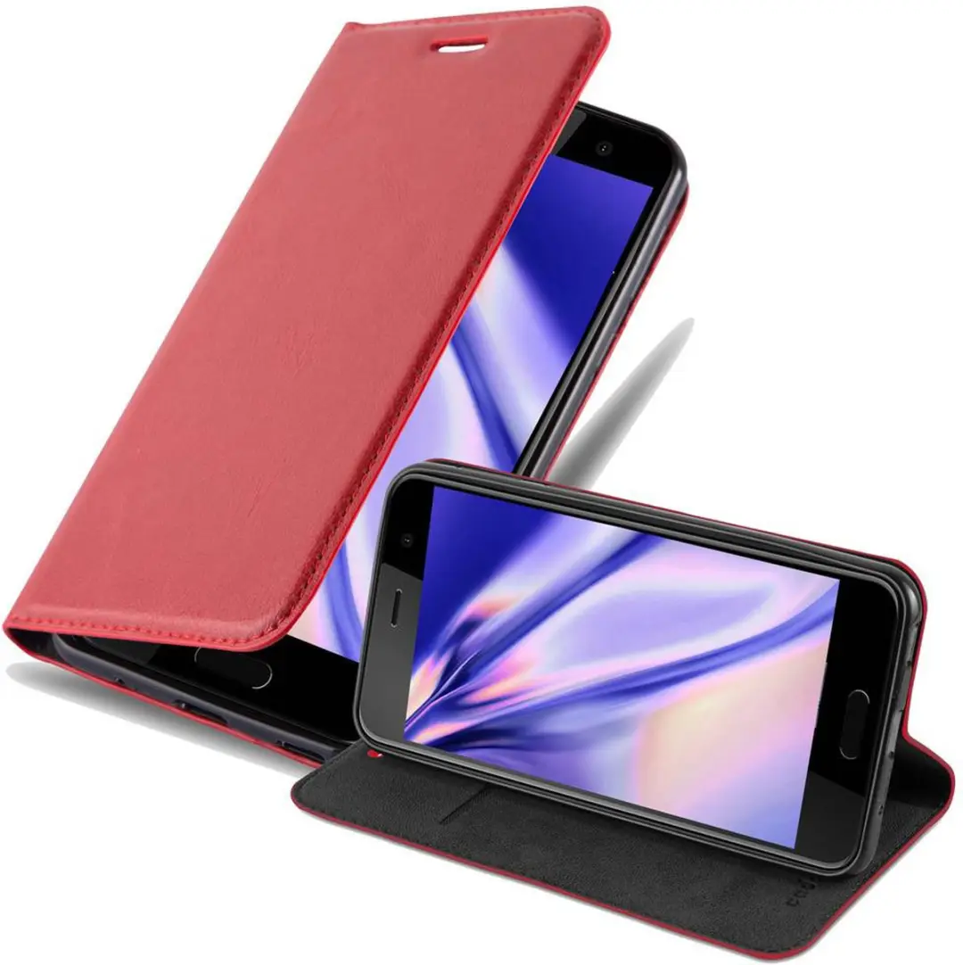 Cadorabo Hoesje geschikt voor HTC U PLAY in APPEL ROOD