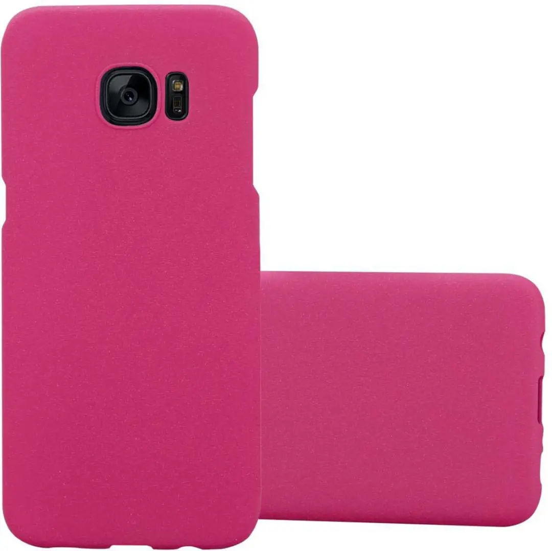 Cadorabo Hoesje geschikt voor Samsung Galaxy S7 EDGE in FROSTY ROZE