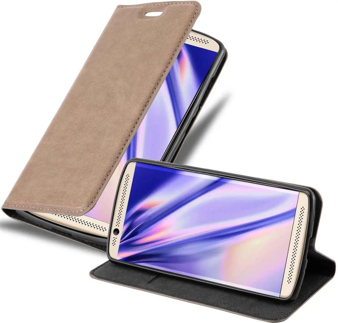 Cadorabo Hoesje geschikt voor ZTE Axon 7 MINI in KOFFIE BRUIN