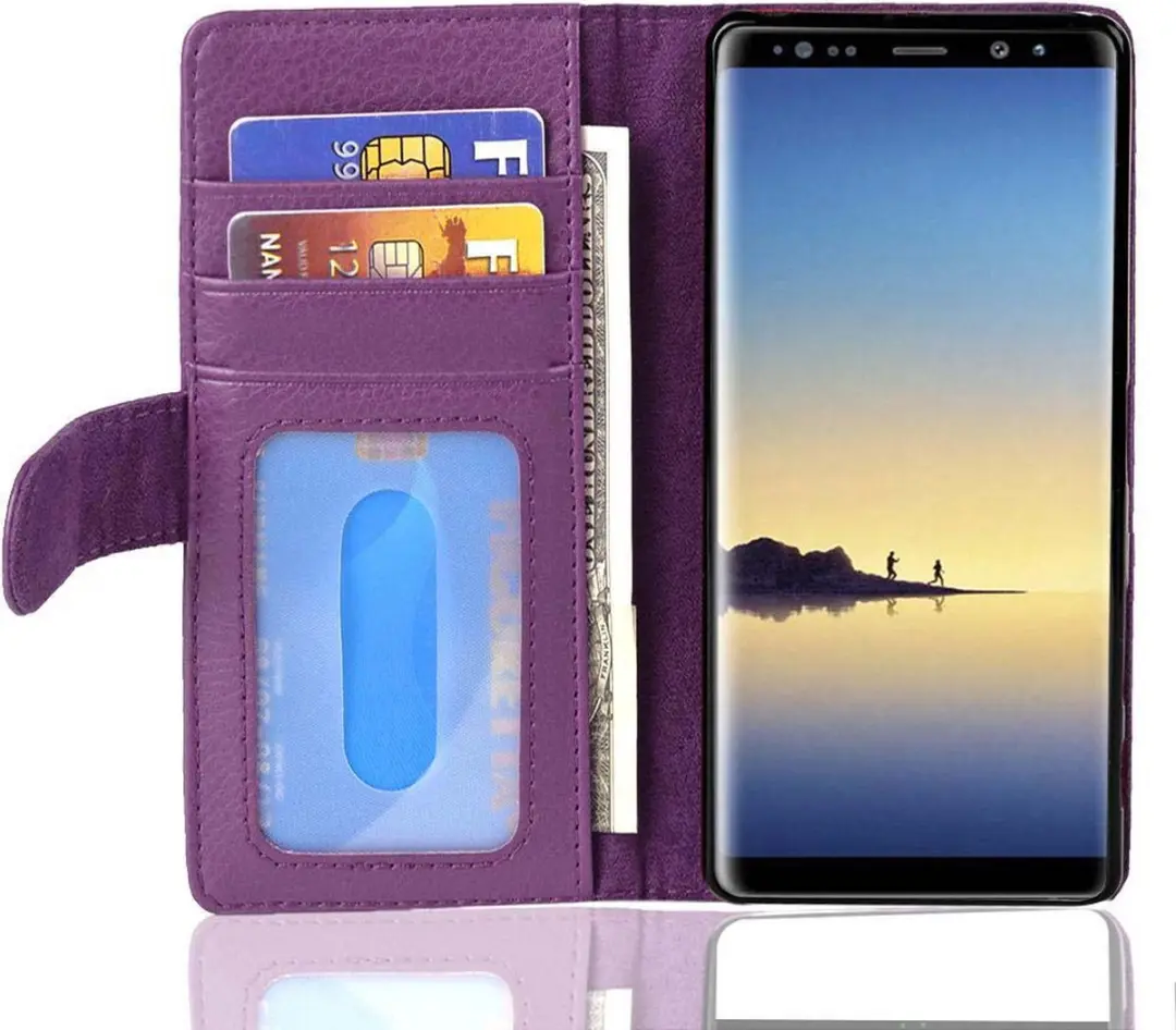 Cadorabo Hoesje geschikt voor Samsung Galaxy NOTE 8 in BORDEAUX PAARS