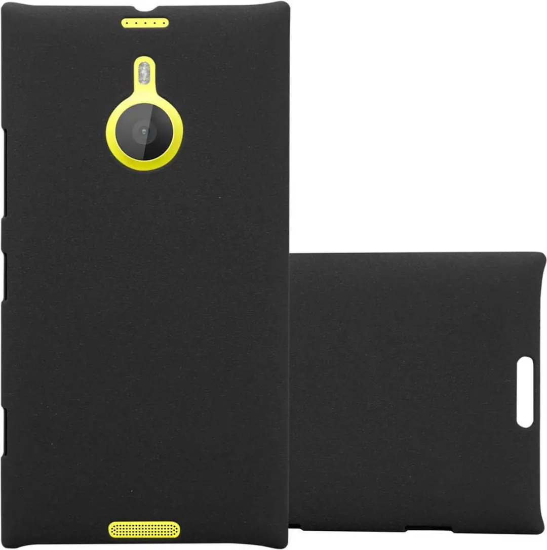 Cadorabo Hoesje geschikt voor Nokia Lumia 1520 in FROSTY ZWART
