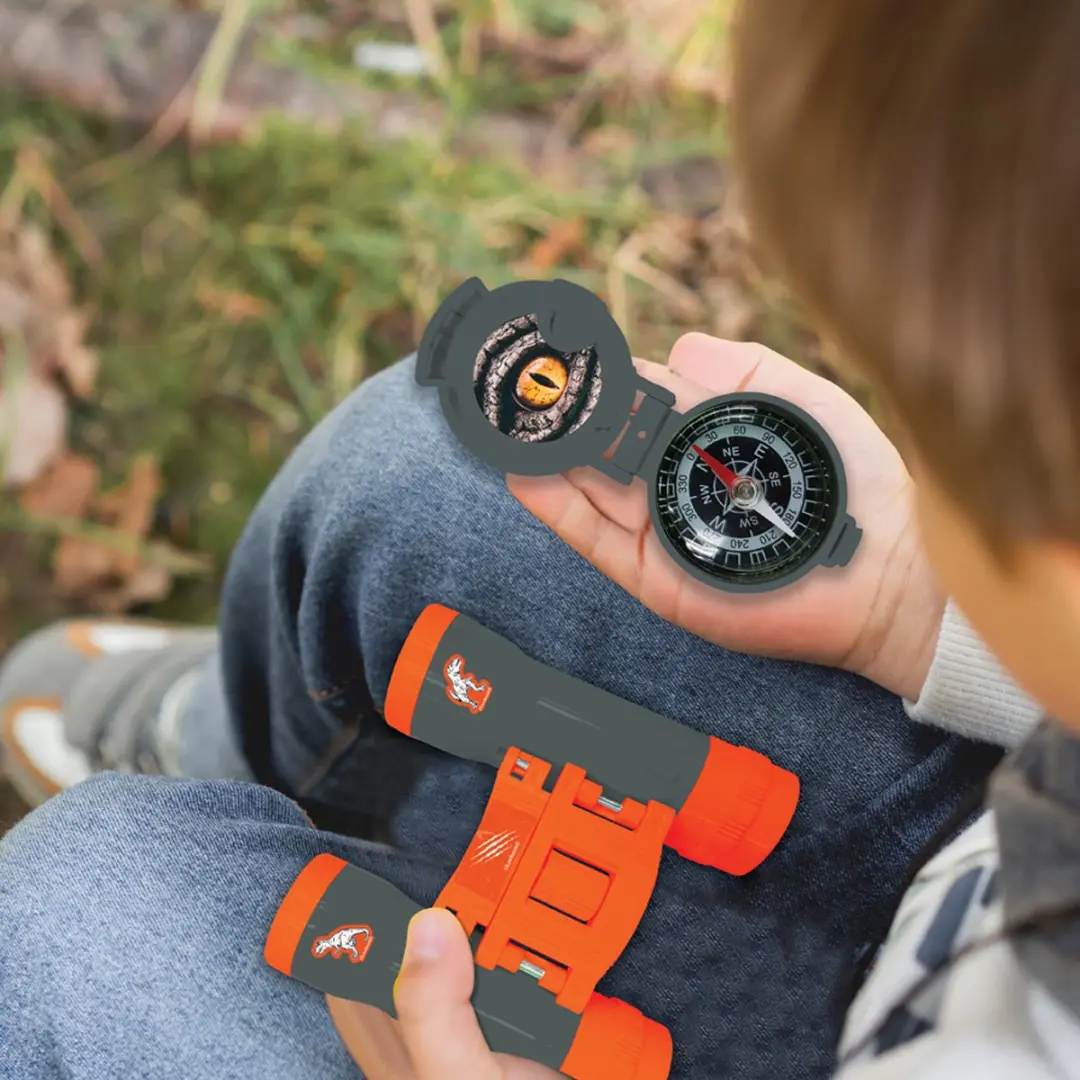Lexibook Dinosaurus Walkietalkie Set - Verrekijker en Kompas - afbeelding 3 van 6