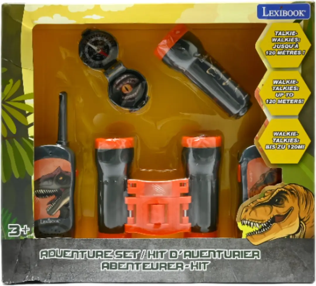 Lexibook Dinosaurus Walkietalkie Set - Verrekijker en Kompas - afbeelding 4 van 6