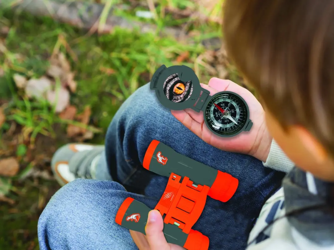 Lexibook Dinosaurus Walkietalkie Set - Verrekijker en Kompas - afbeelding 5 van 6