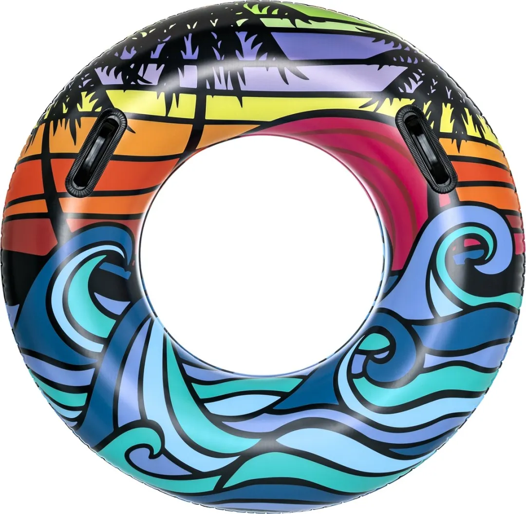 Bestway Coastal Castaway Zwemband 91cm - BlauwGroenOranje - afbeelding 2 van 6